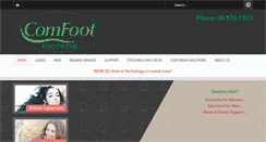 Desktop Screenshot of comfoot.co.nz