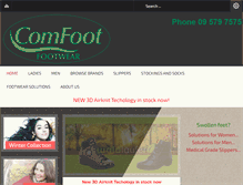 Tablet Screenshot of comfoot.co.nz
